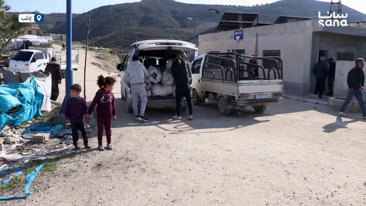 أوقاف اللاذقية بتطلق حملة "دفء الشتاء" لمخيمات خربة الجوز بإدلب