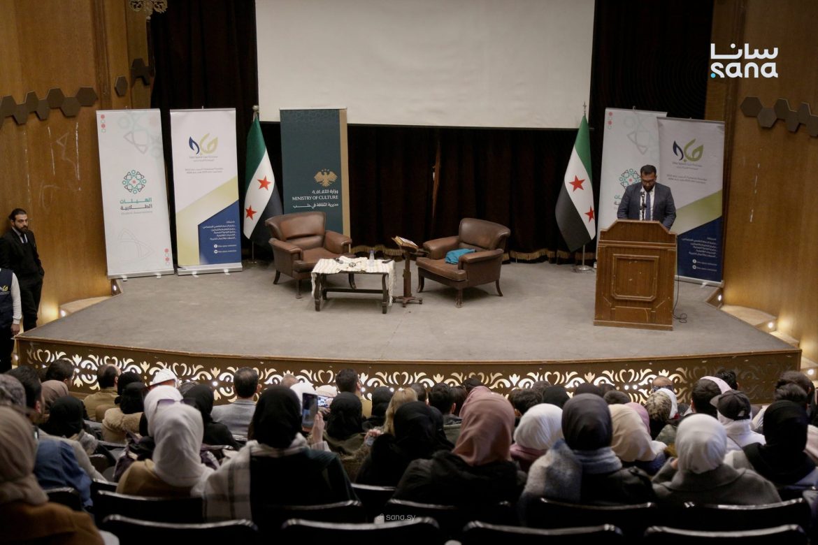 بحلب، جامعة حلب استضافت فعالية ثقافية مهمة بذكرى الزلزال التالتة، وسموها 'قصص ما بتنتسى'