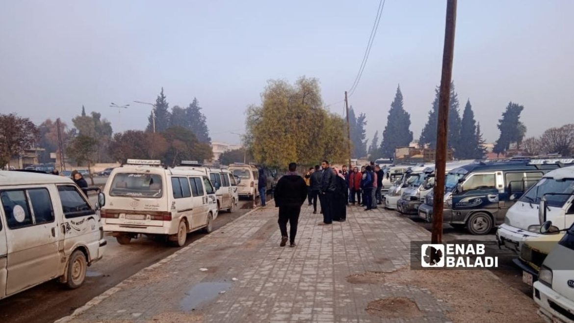 الباصات الجديدة عملت أزمة كبيرة لأصحاب السرافيس بحماة