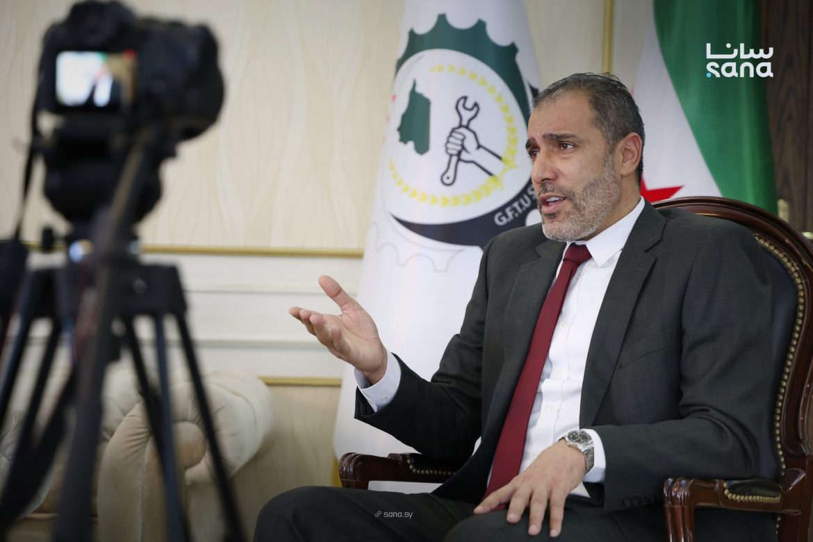 رئيس اتحاد العمال: رجّعنا الاتحاد أقوى بعد التحرير واستعدنا مكانتنا بالعالم العربي والدولي