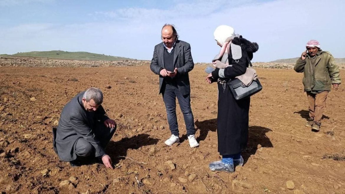 مواد رشها الجيش الإسرائيلي بالقنيطرة قتلت الزرع والنباتات