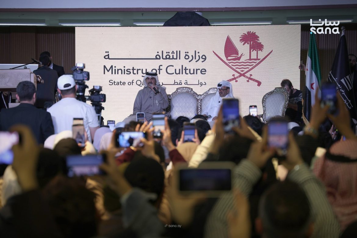 أمسية شعر نبطي من قطر ضوّت معرض دمشق للكتاب