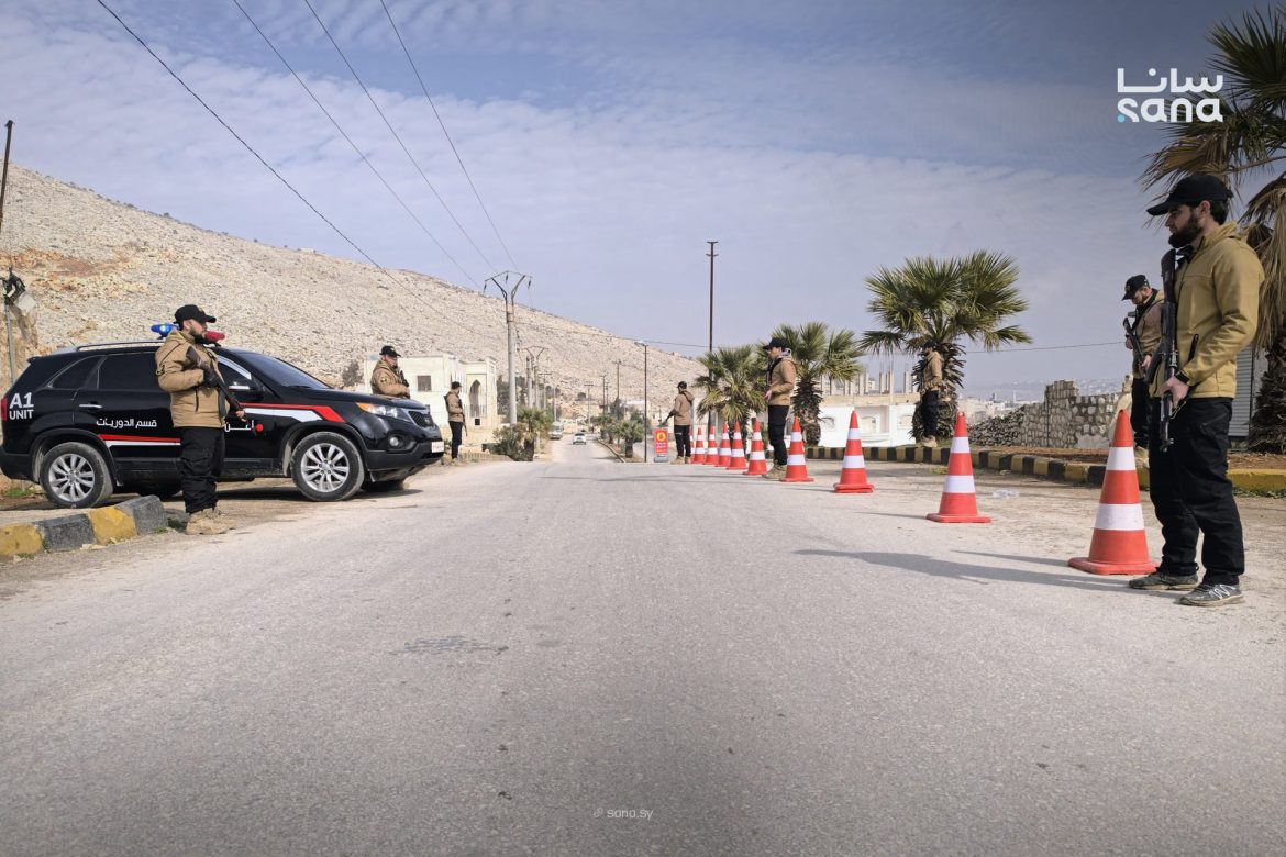 دوريات أمن الطرق بجبل سمعان بريف حلب عم تقوّي الأمن والاستقرار