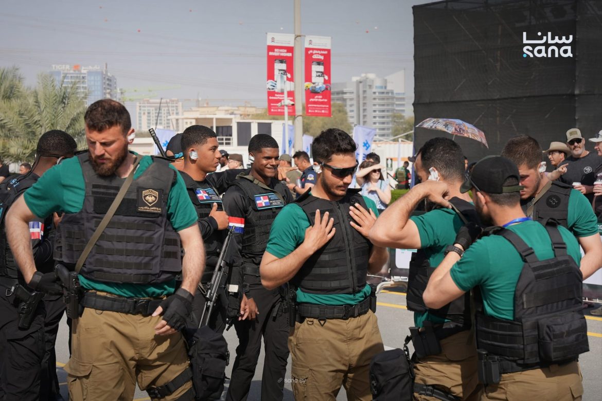 وزارة الداخلية السورية عم تشارك ببطولة تحدي السوات بالإمارات