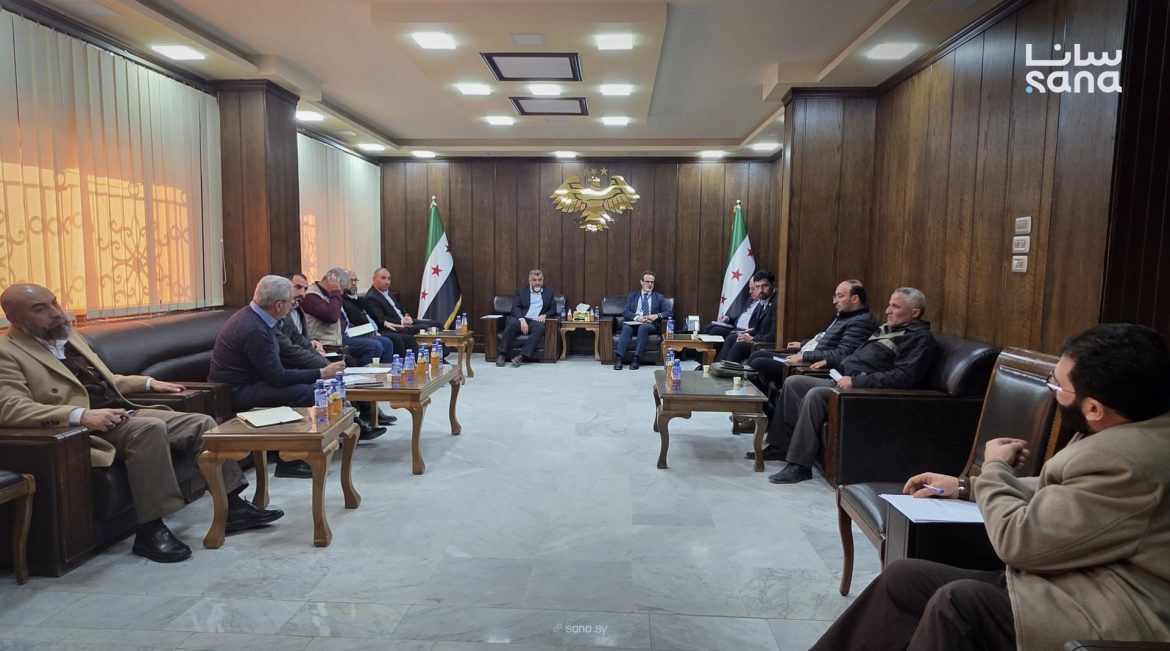 محافظ درعا حكى مع مسؤول أممي عن مشاكل الزراعة واحتياجاتها بالمحافظة