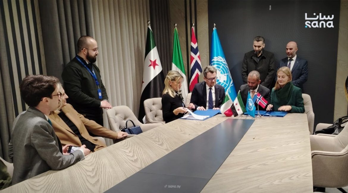 برنامج الأمم المتحدة وإيطاليا والنرويج: اتفاقية 10.7 مليون دولار لإعادة تأهيل محطة دير علي