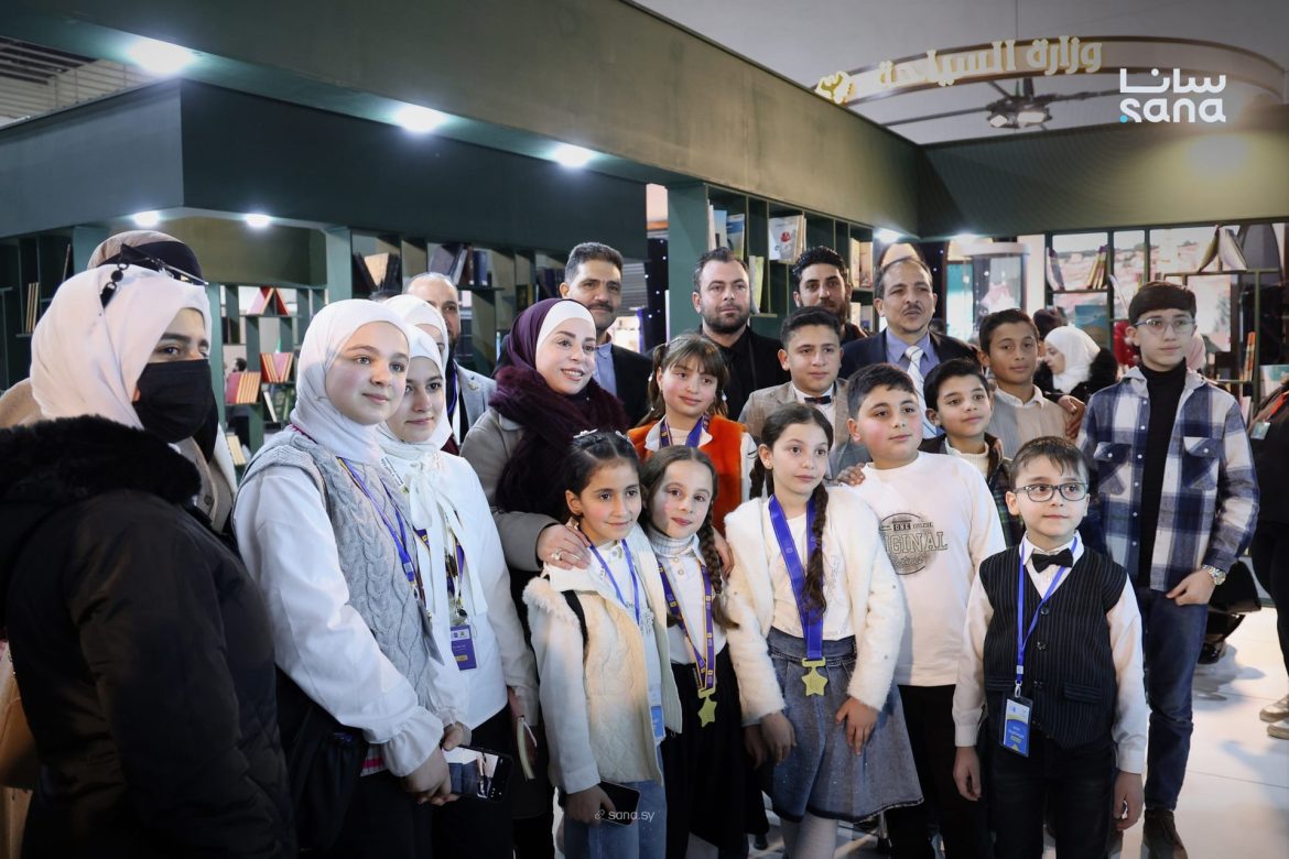 أطفال تحدّي القراءة العربي من إدلب بدمشق، حضور ثقافي مميز بمعرض الكتاب
