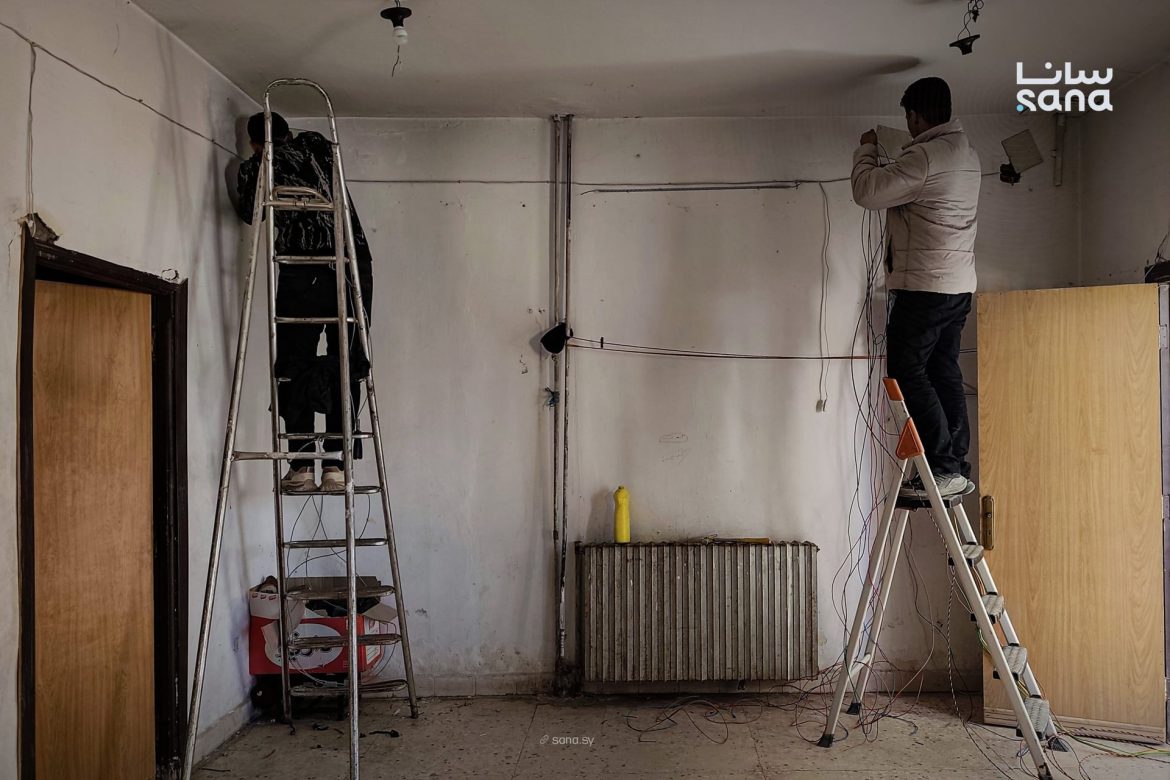 محافظة دير الزور بلّشت مشروع كبير لتأهيل مركز الإيواء وخدمة العائلات