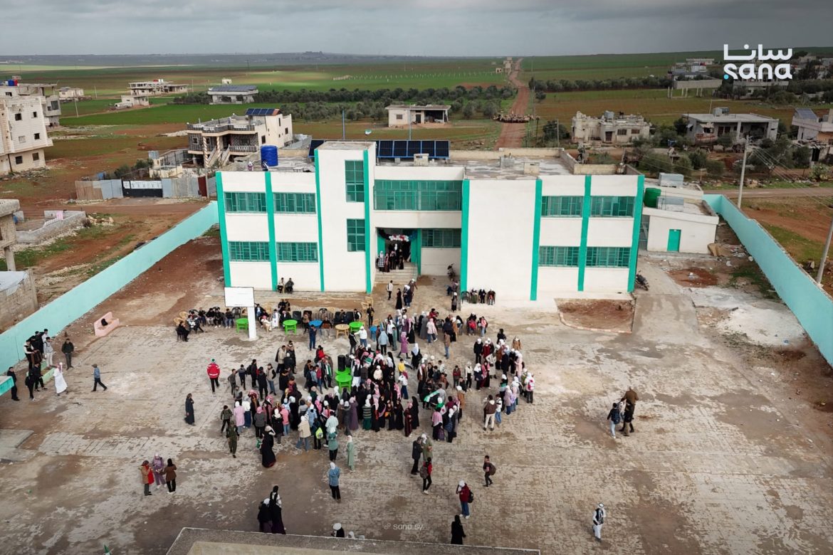 ثانوية النعيمة بريف درعا فتحت أبوابها من جديد بعد التأهيل