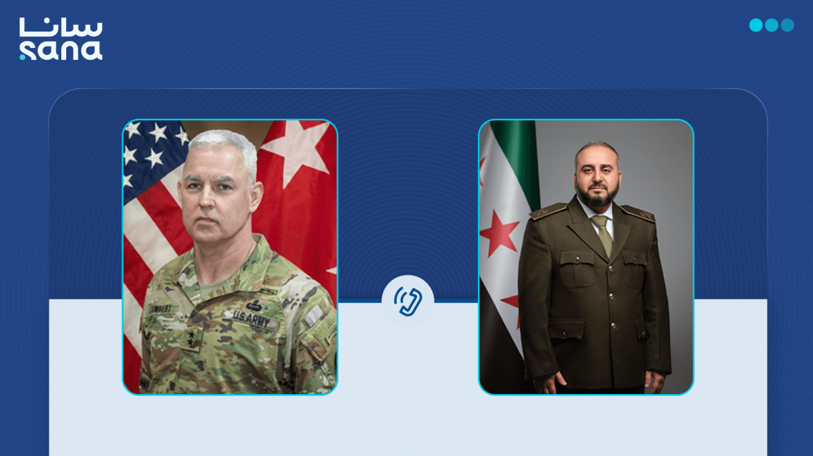 وزير الدفاع السوري بيحكي مع قائد القوات المشتركة عن قاعدة التنف