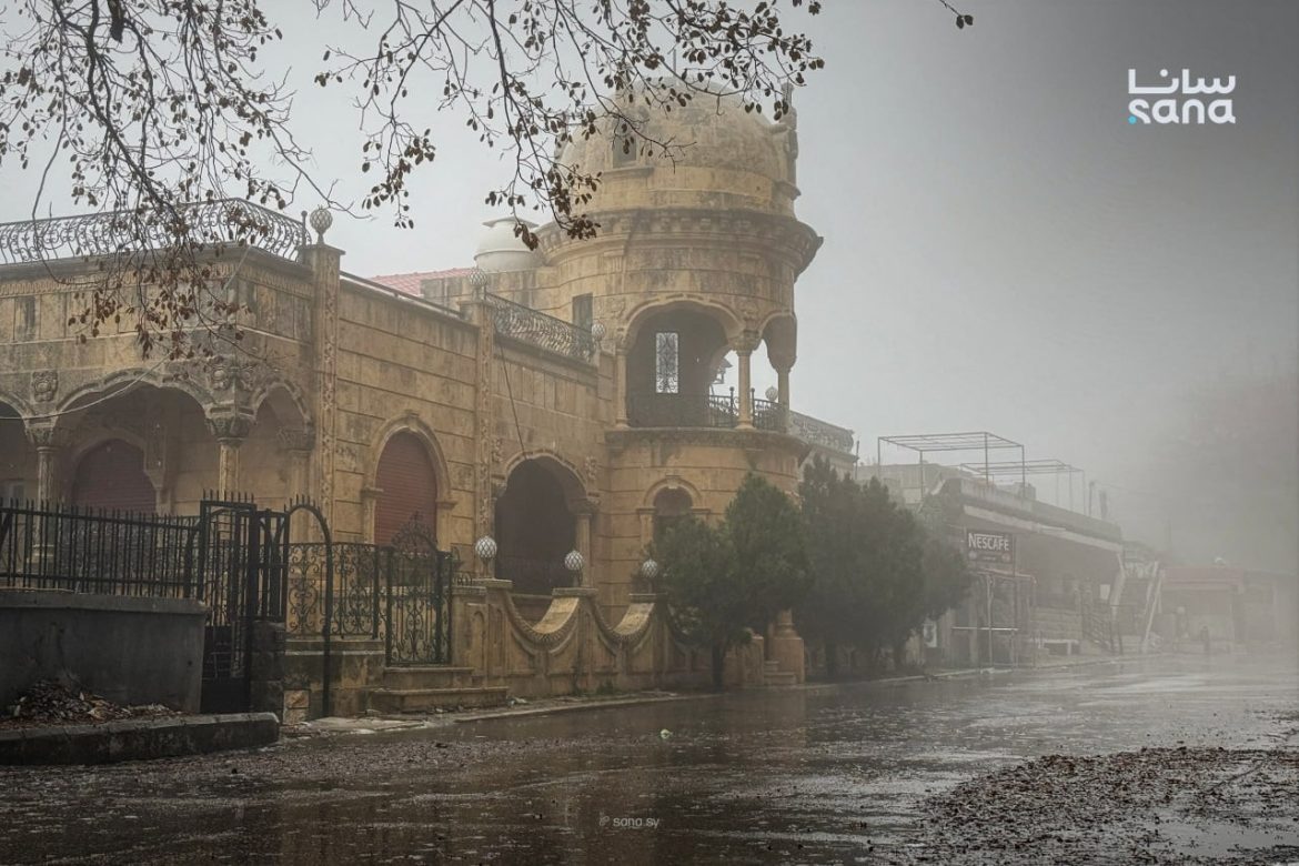 أمطار غزيرة بتضرب معظم المحافظات السورية وشطحة بالغاب تسجل الأعلى