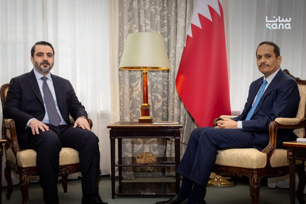 وزير خارجيتنا الشيباني عم يتشاور مع وزير خارجية قطر بميونخ