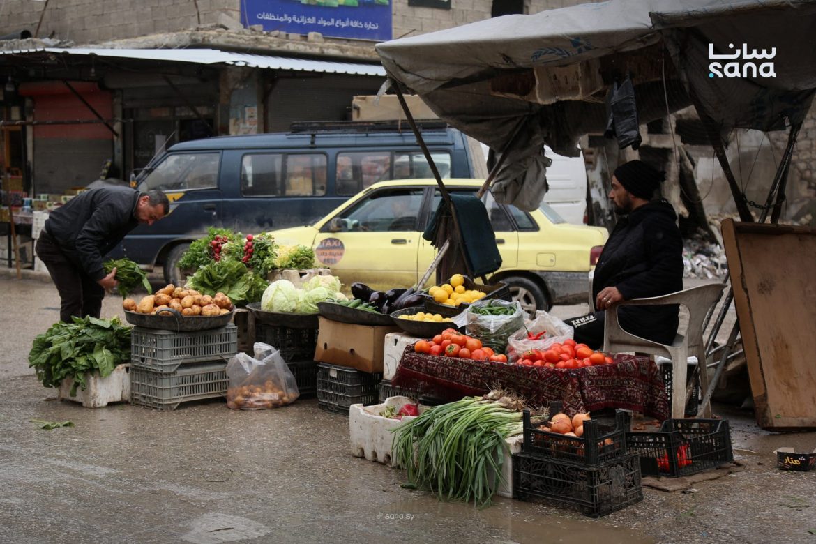 محافظة حلب عم تنقل البسطات لسوق الحلوانية القديم قبل رمضان