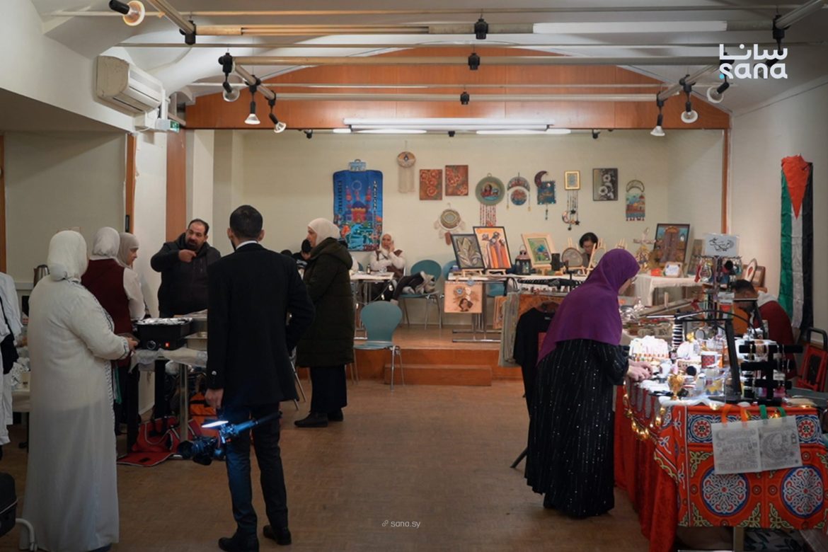 بازار خيري بفيينا لدعم أهلنا بمخيمات شمال سوريا بعد العواصف