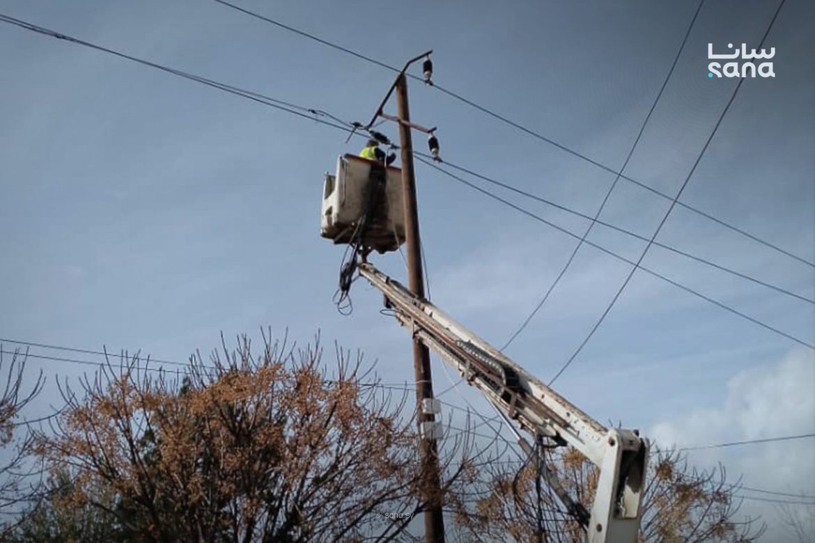 ورشات كهربا ريف دمشق مكمّلة صيانة وإصلاحات بالغوطة الشرقية