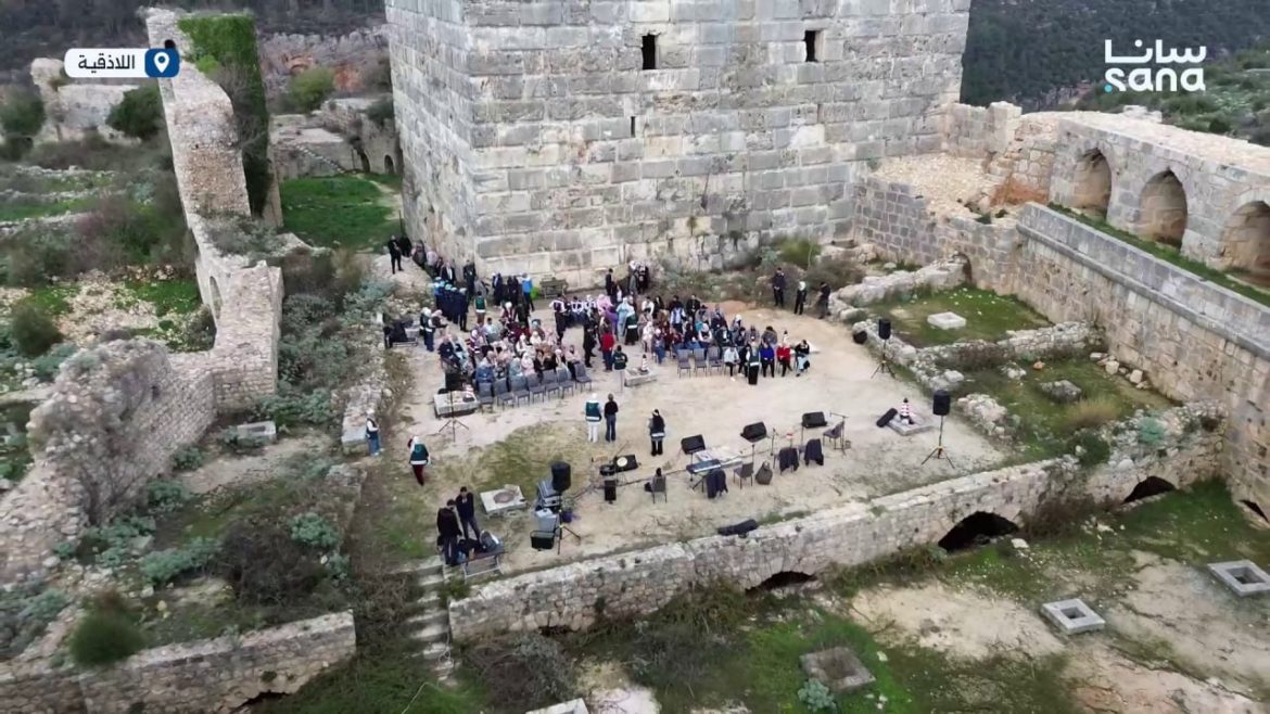 فعالية 'تراثنا حصن السلام' الثقافية بقلعة صلاح الدين باللاذقية