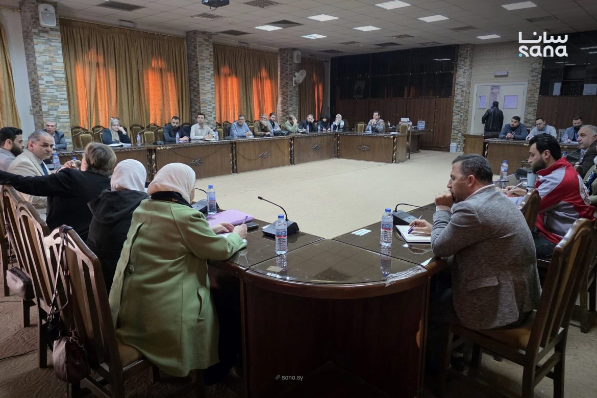 صحة حماة عم تناقش مع المنظمات الدولية دعم القطاع الطبي