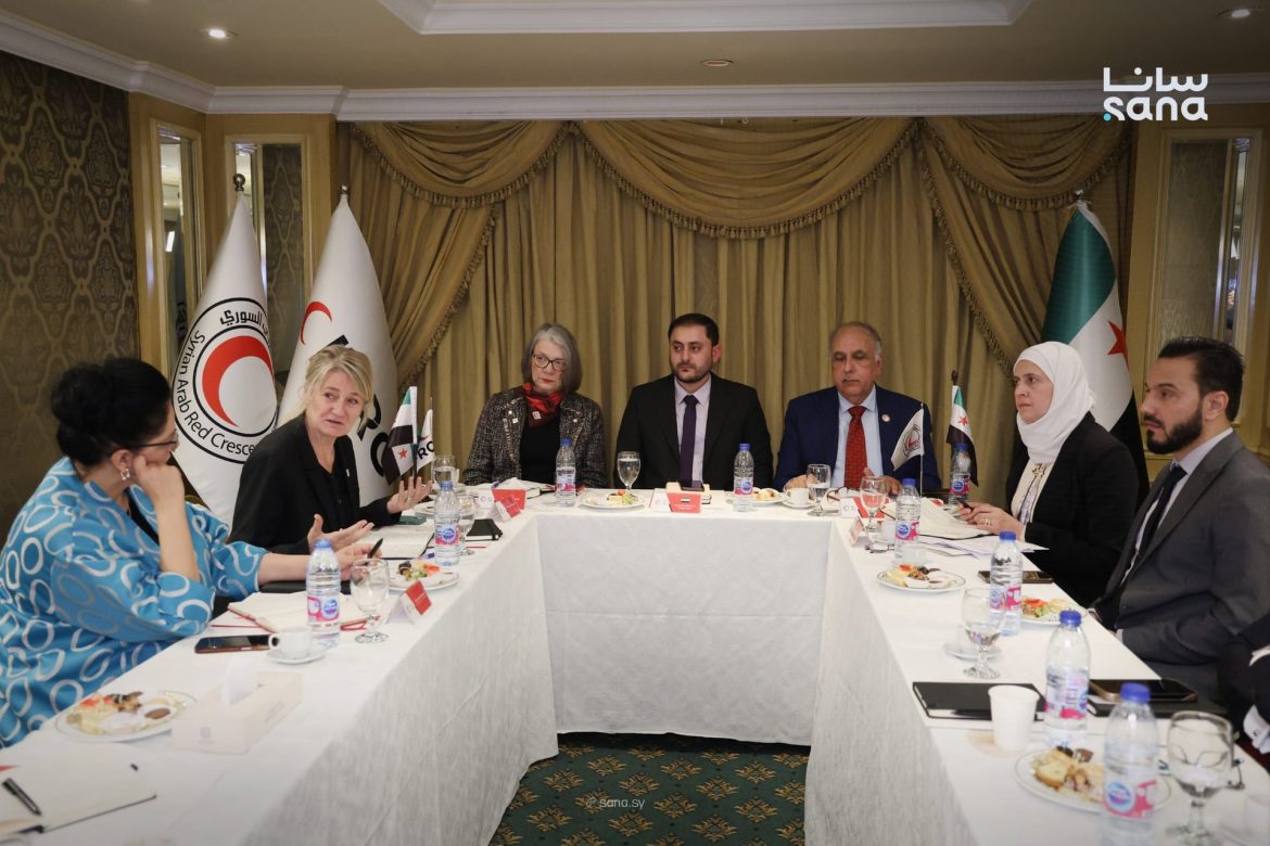 بدمشق، اجتماع كبير لبحث وضع الإغاثة بسوريا وتعزيز الشغل الوطني