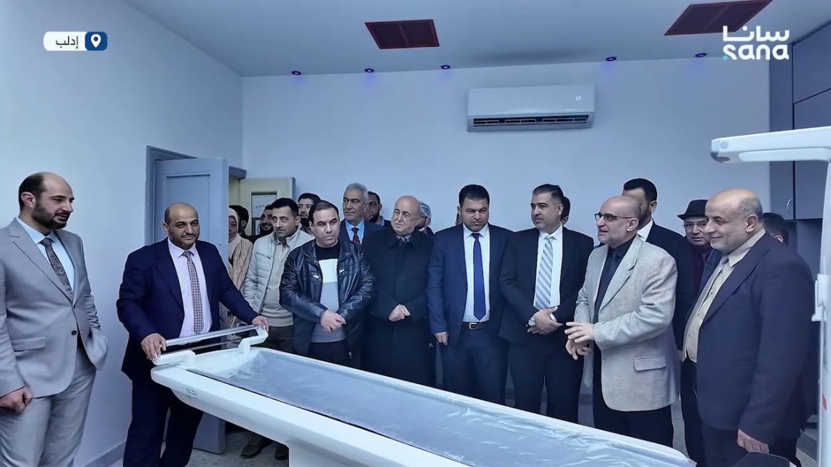 إدلب: مشفى الجامعة بيفتتح جهاز طبقي محوري نوعي بدعم من هيئة الطاقة الذرية
