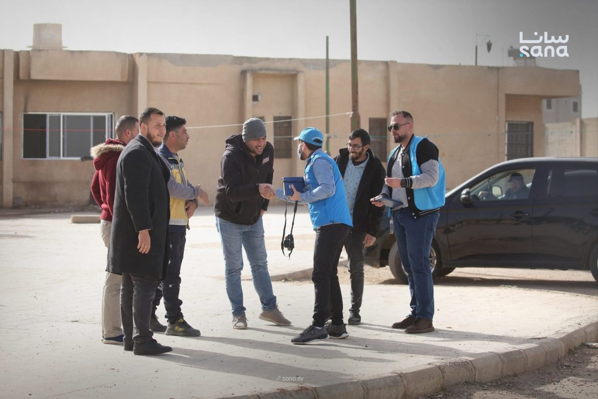 مفوضية اللاجئين عم تشوف تأهيل مركز التنمية بغصم بدرعا واحتياجات الناس النازحين