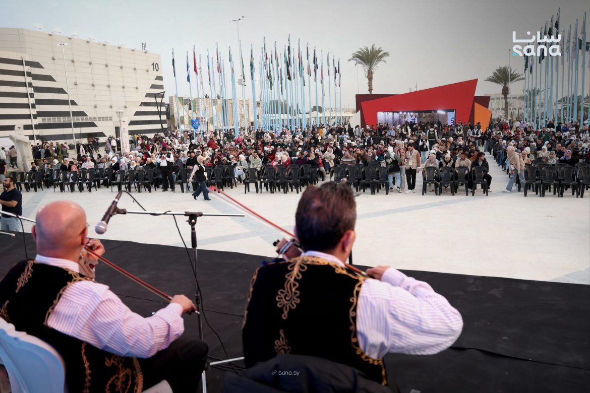 فرقة الموسيقا العربية بتحيي حفل فني بختام معرض دمشق الدولي للكتاب