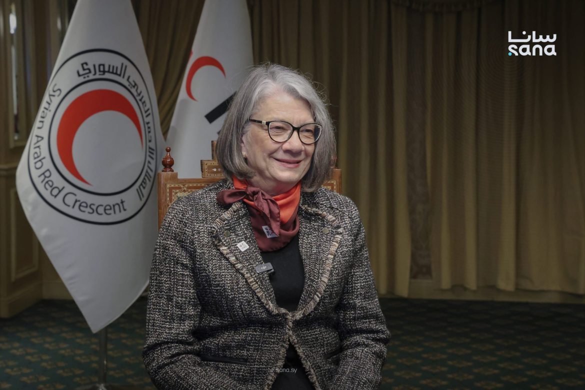 رئيسة الصليب الأحمر العالمي: سوريا محتاجة دعم مرتب لترجع متل الأول