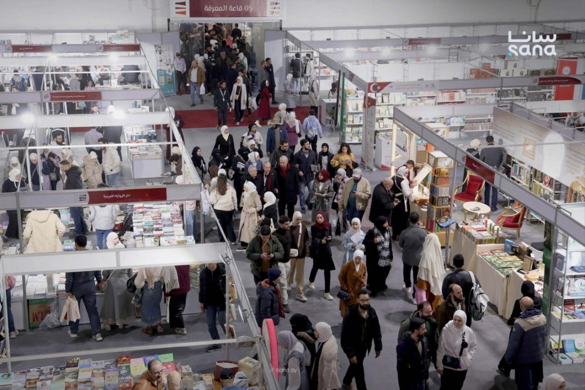 معرض دمشق للكتاب: سعد نعسان بيعلن عن مليون و290 ألف زائر