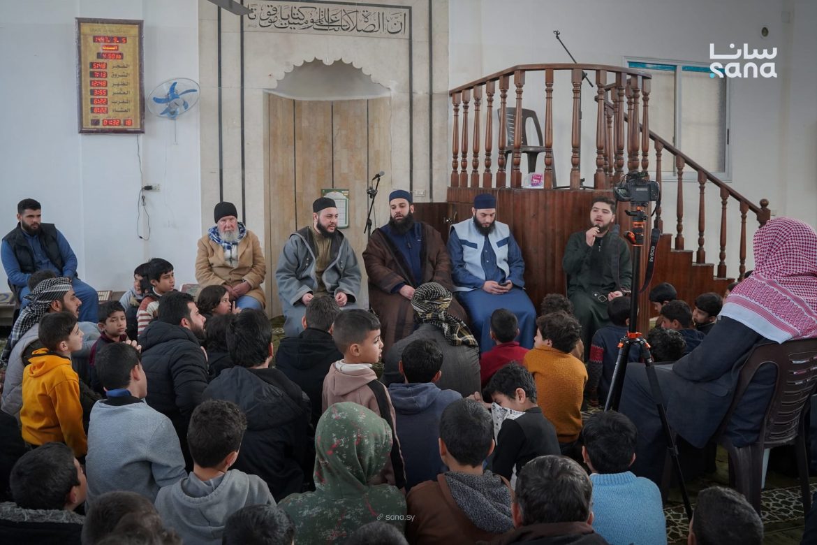 أوقاف حمص بتنظّم ملتقى ديني بالبياضة احتفالاً برمضان