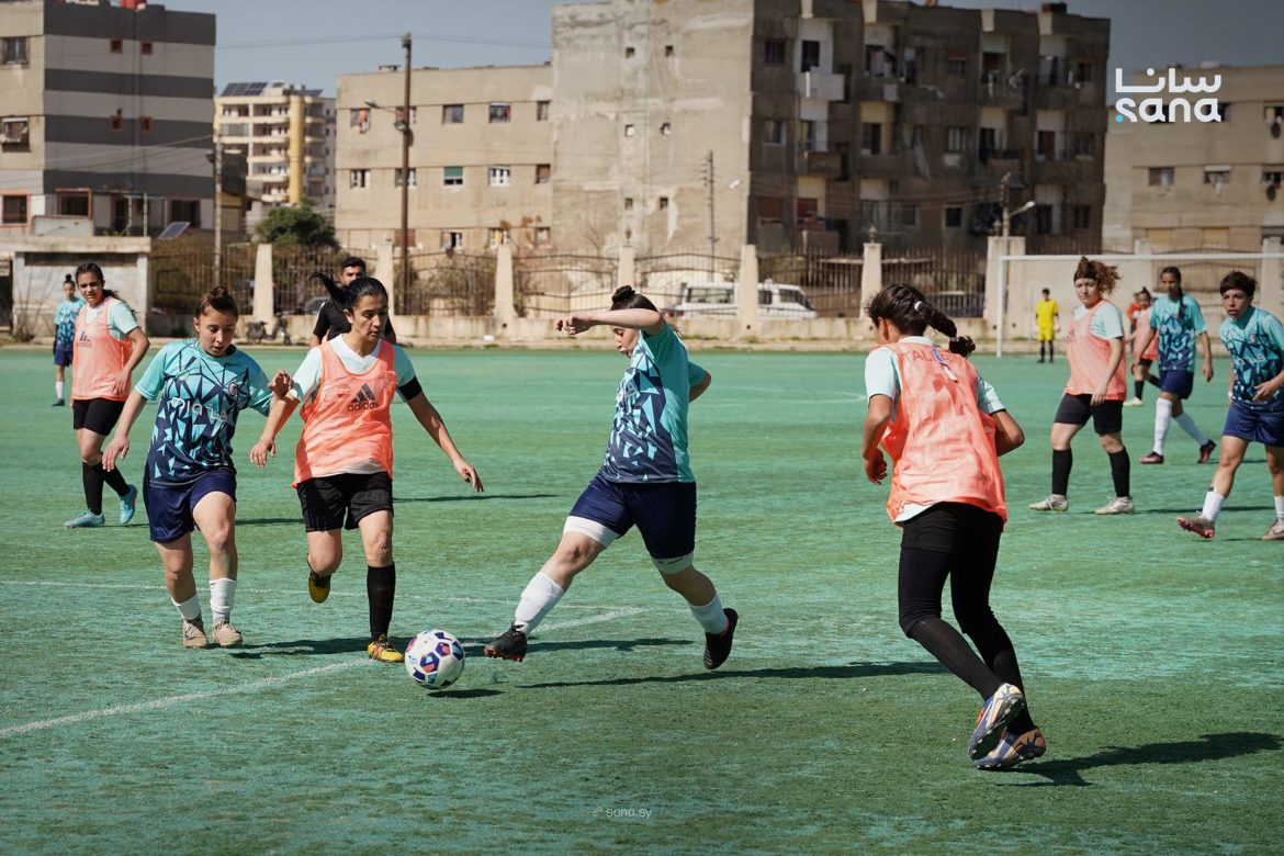 فريق فيروزة بيكتسح تلدرة بست أهداف بدوري السيدات بحمص