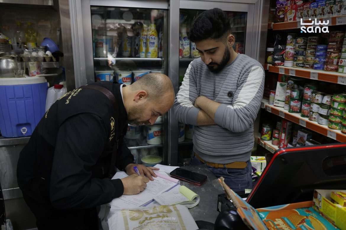 سجلوا أكتر من 85 مخالفة على محلات بدمشق بجولة رقابية كبيرة