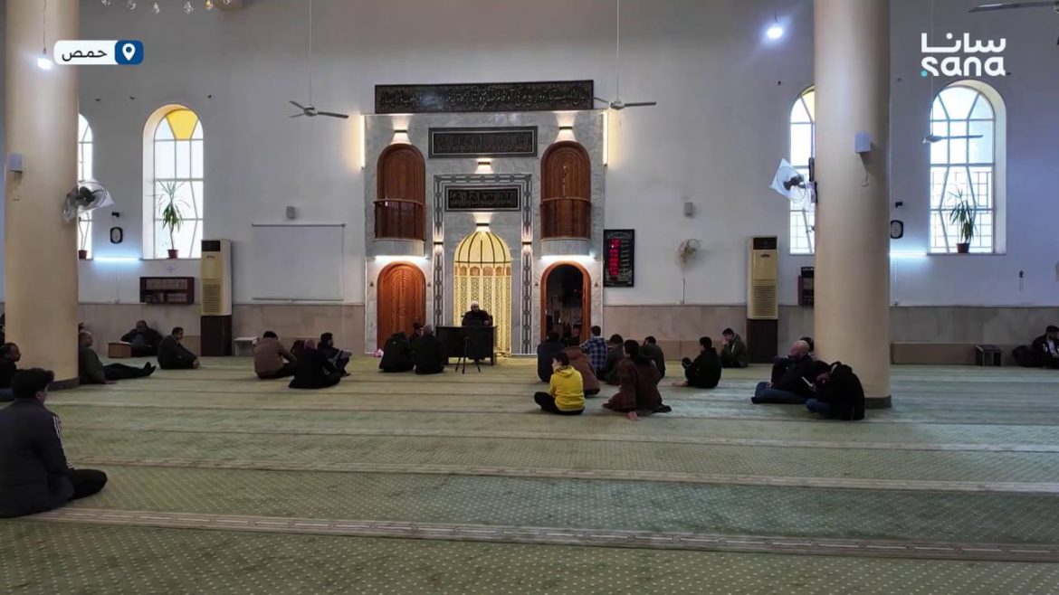 مديرية أوقاف حمص عم تبلش برامج دعوية وتوعوية بحملة إيمان بيجمعنا