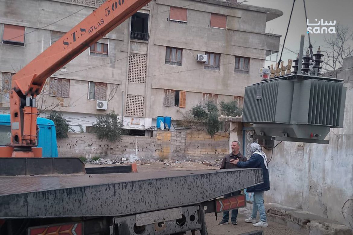 كهربا ريف دمشق بدّلت 3 محولات ورفعت استطاعة تنتين بمناطق مختلفة