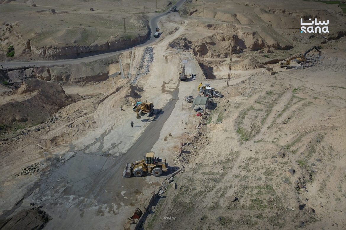 حملة دير العز: تأهيل جسر عين أبو جمعة غرب دير الزور مستمر