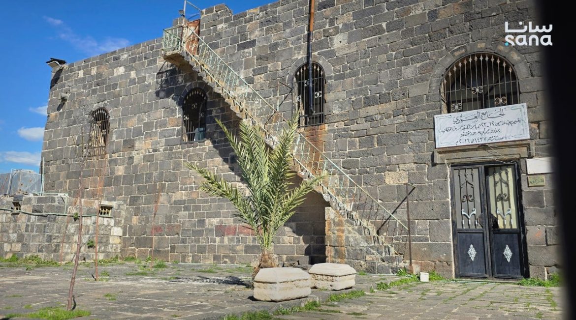 الجامع العمري ببصرى الشام: أيقونة دينية وتاريخية بتزين ريف درعا