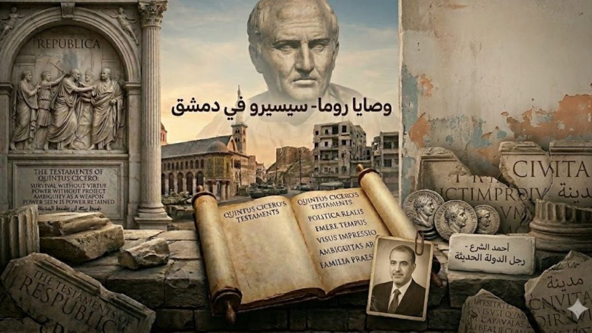 سيسيرو بدمشق: هل بتحدد 'وصايا روما' مستقبل سوريا؟