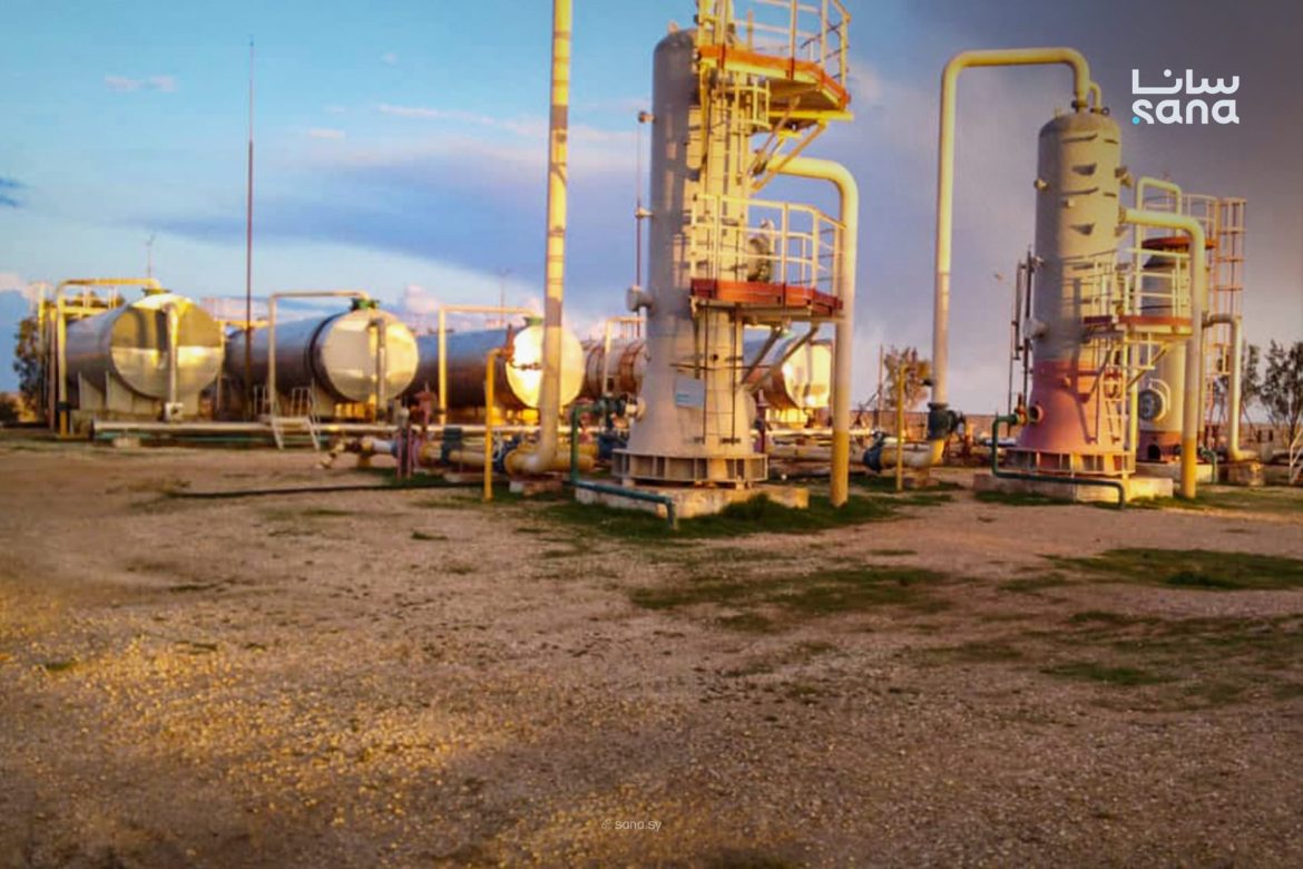 محطة غونا للنفط رجعت تشتغل بعد ما كانت معطلة بسبب تخريب بريف الحسكة