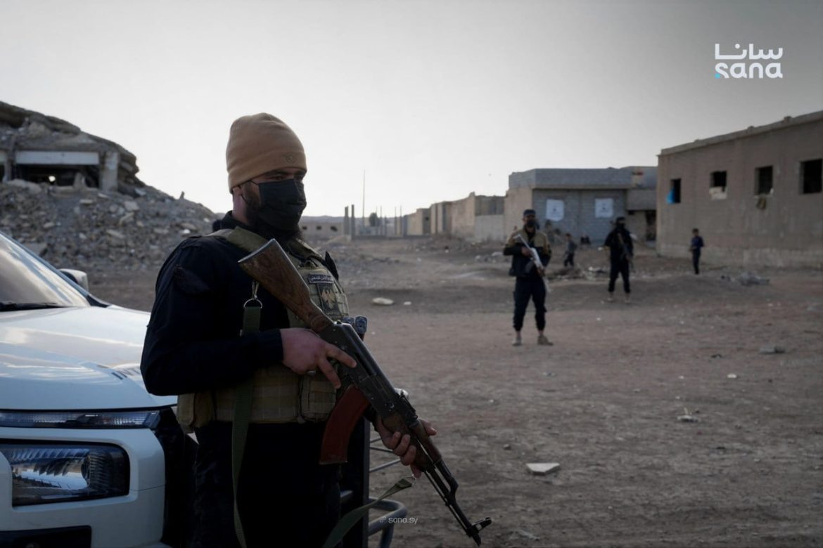 الأمن بدير الزور أحبط مخطط إرهابي لداعش بالبوكمال