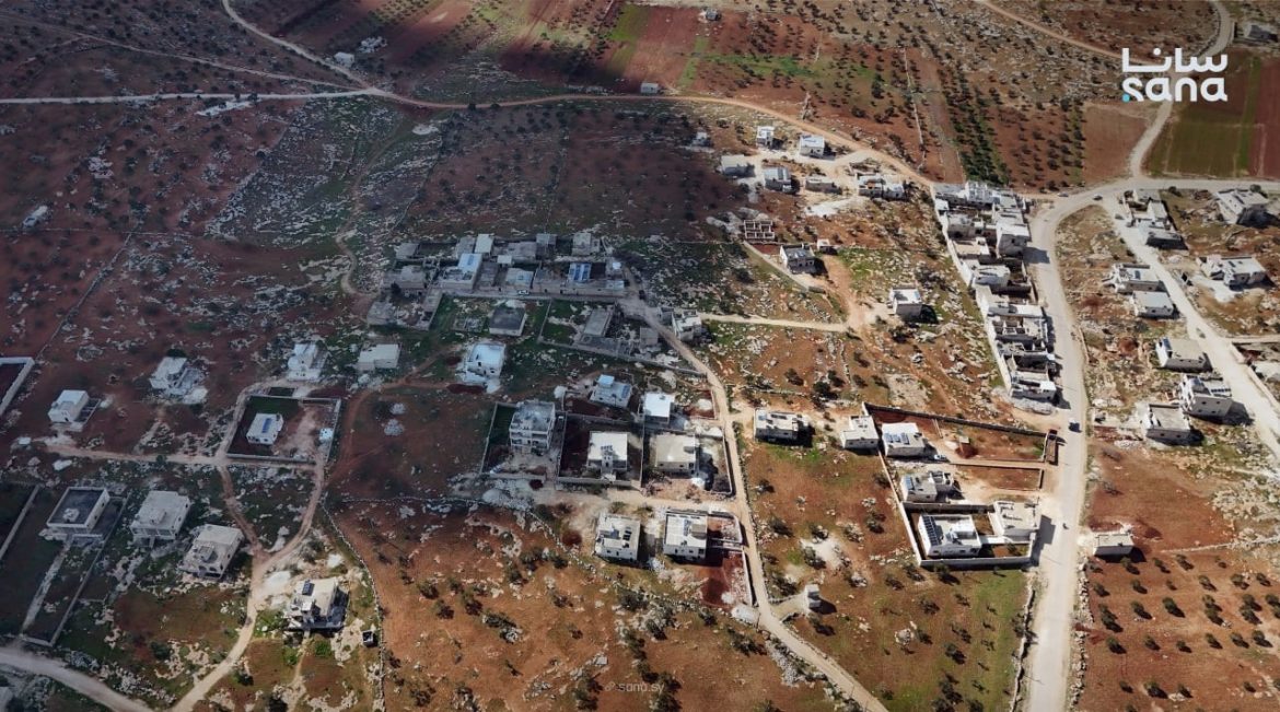 لقطات جوية بتفرجّينا منطقة كفر عمة بريف حلب الغربي