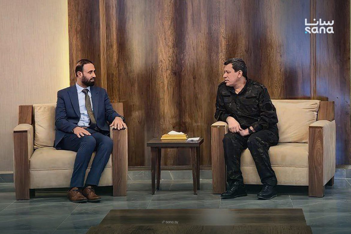 العميد العايش بيبحث مع قسد بالحسكة دمج المؤسسات العسكرية والأمنية