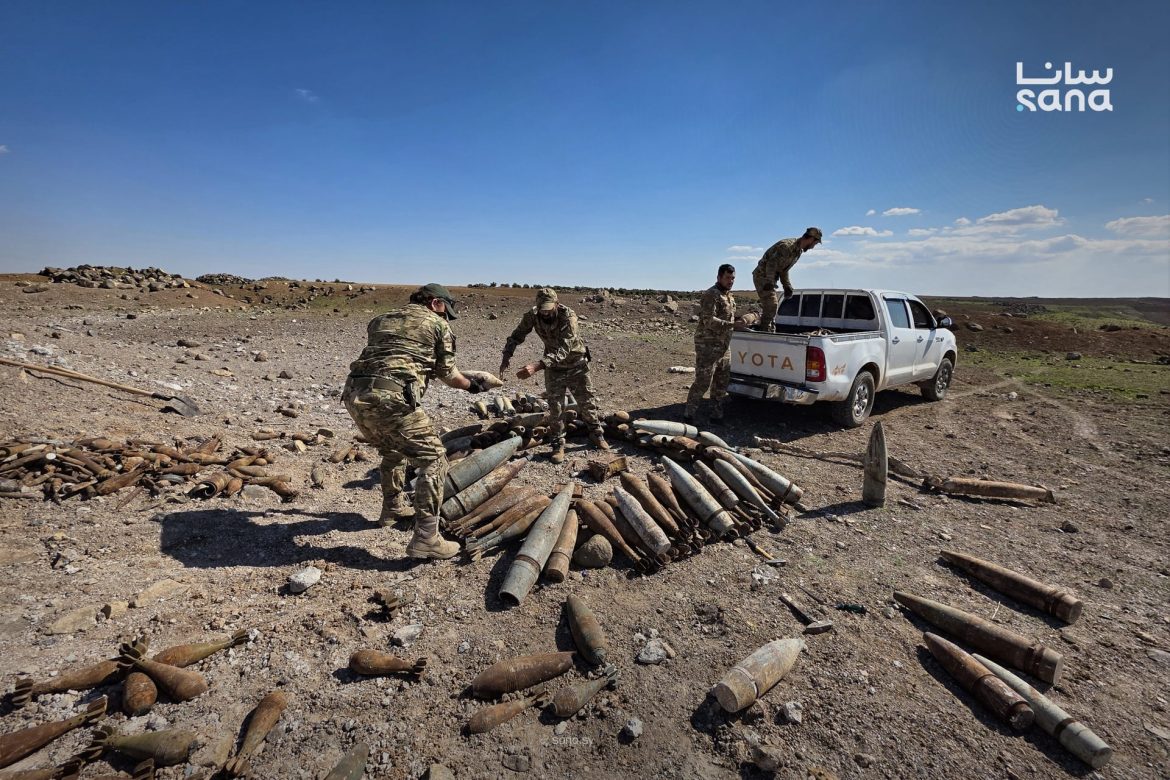 الجيش عم يشيل الألغام باللاذقية وحماة مشان ترجع الناس عالأرض وتزرع