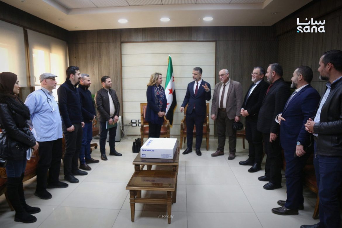 فريق شفاء الألماني وIDA قدموا مستهلكات طبية لمشفى حلب الجامعي