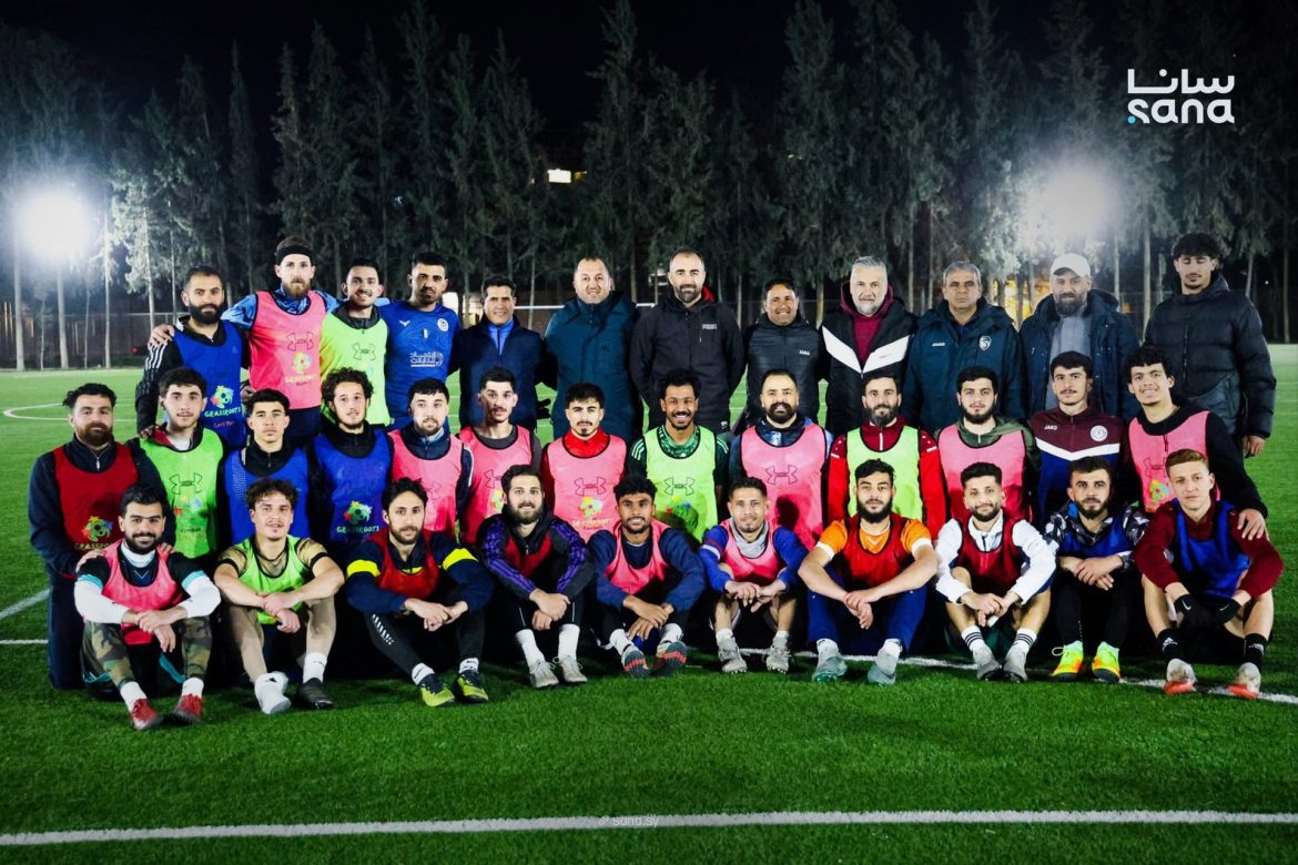 منتخب سوريا لكرة القدم المصغرة عم يعمل معسكر تحضيري للبطولة العربية بالإمارات