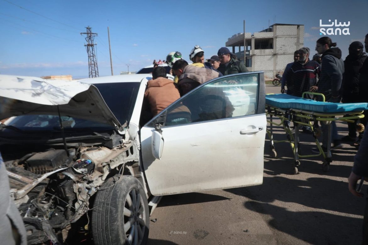 حادثين سير بسوريا: شخصين توفوا و23 انصابوا بـ24 ساعة