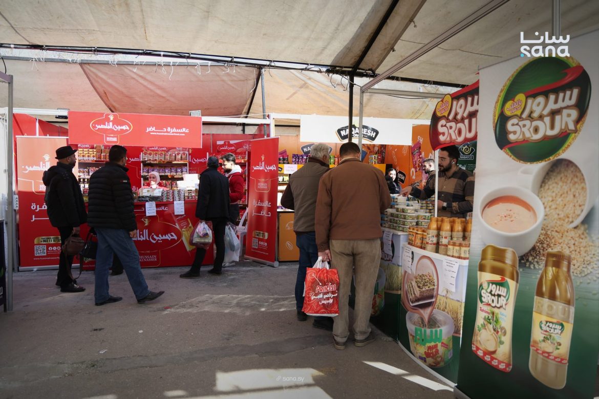 مهرجان "صنع في سوريا" بدمشق عامل تخفيضات كبيرة لرمضان بتوصل لـ 40%