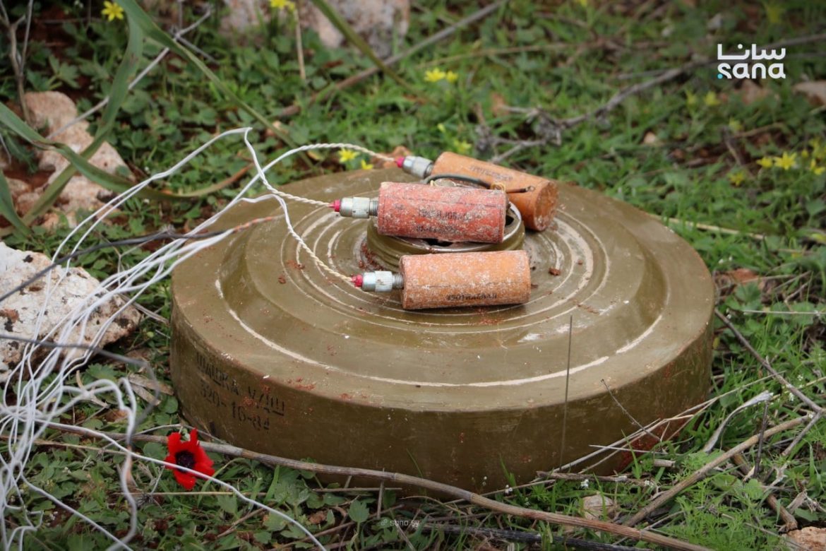 لغم أرضي بالصنمين بدرعا بياخد روح شخصين من الأمن الداخلي وبيجرح تلاتة