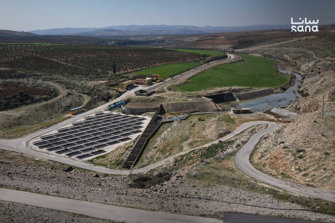 وفد فني عم يتفقد سد ميدانكي بريف حلب الشمالي ليضمن سلامته