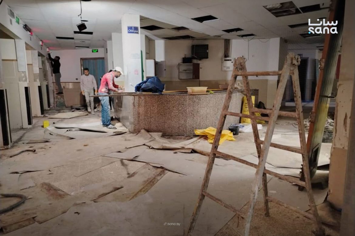 وزارة الصحة خلصت تأهيل إسعاف مشفى دمشق وحطتو بالخدمة