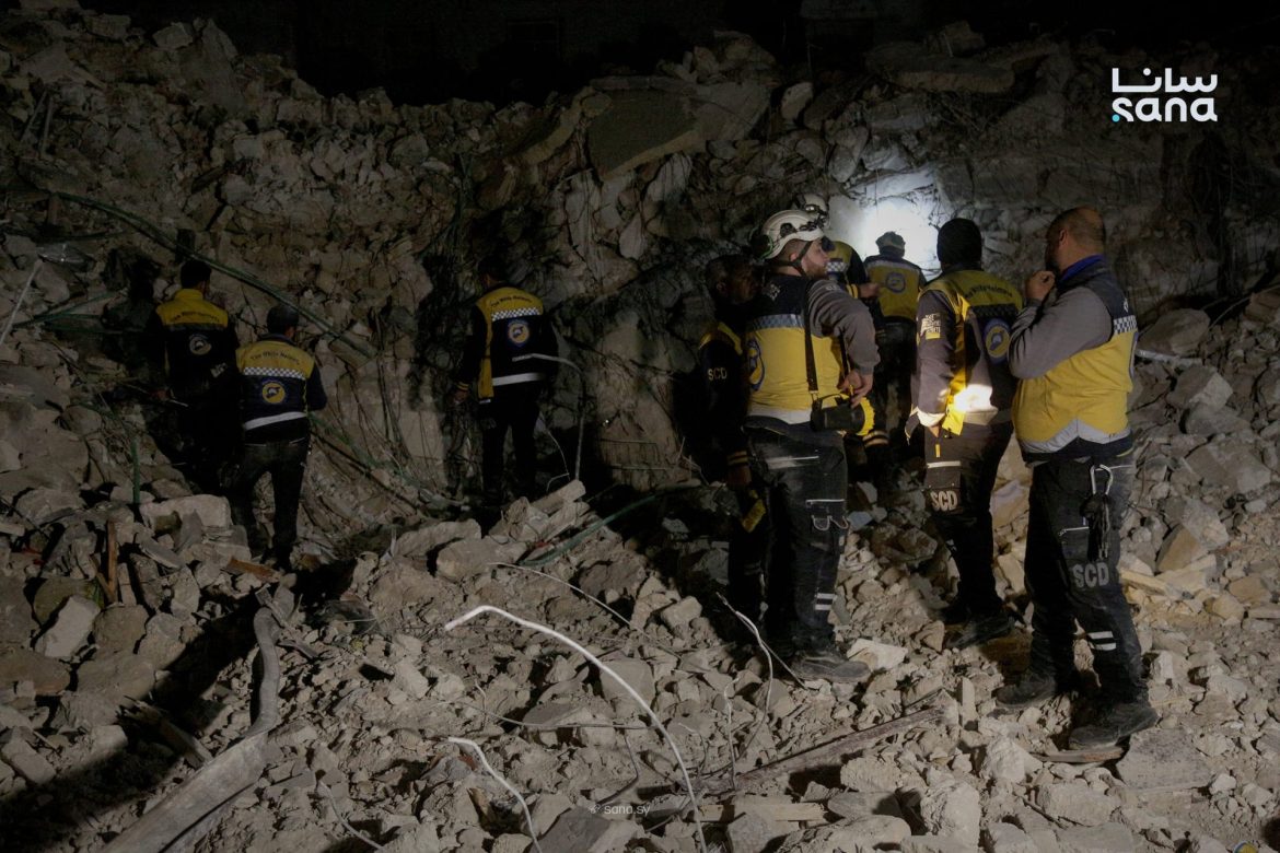 الوفيات من انهيار بناية بحلب الأشرفية وصلوا أربعة