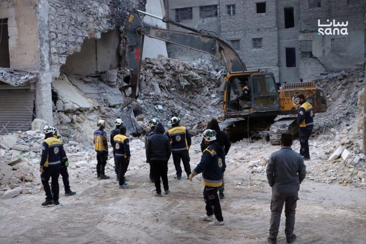 وفيات انهيار بناية الأشرفية بحلب بتوصل لـ 10، والبحث لسا مستمر