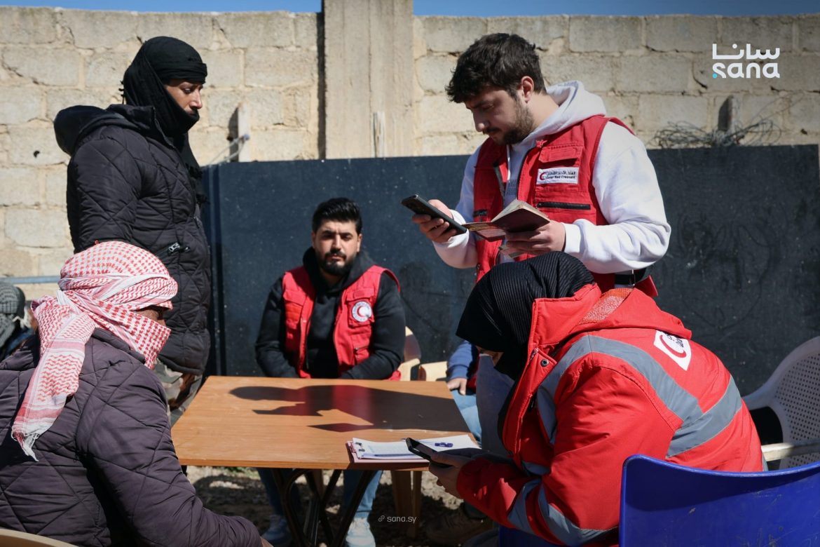 جولة للهلال الأحمر القطري مع السوري بـ درعا لتقييم احتياجات أهل السويداء الوافدين